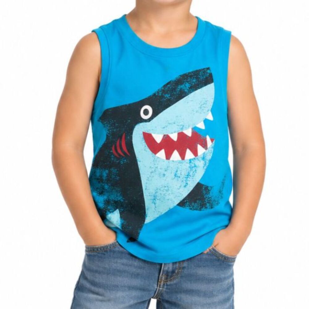 🔥 5 for $30 🔥 Circo Boys Blue Shark Tank Top | 5T